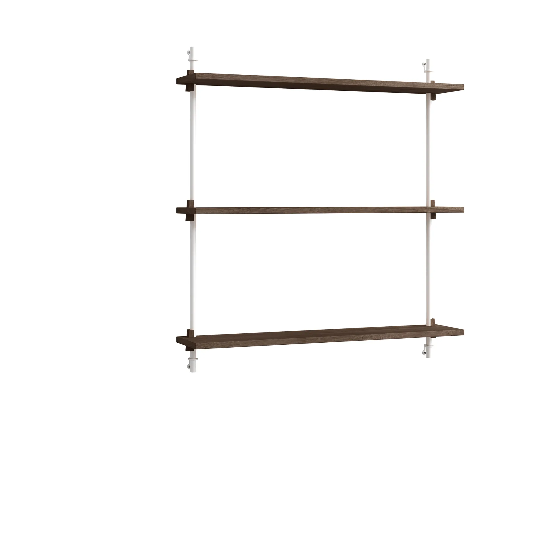 Moebe wall shelving ws.85.1, Rökt ek-vit MOEBE