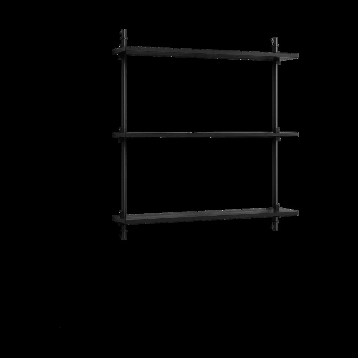 MOEBE Moebe wall shelving ws.85.1 Svart