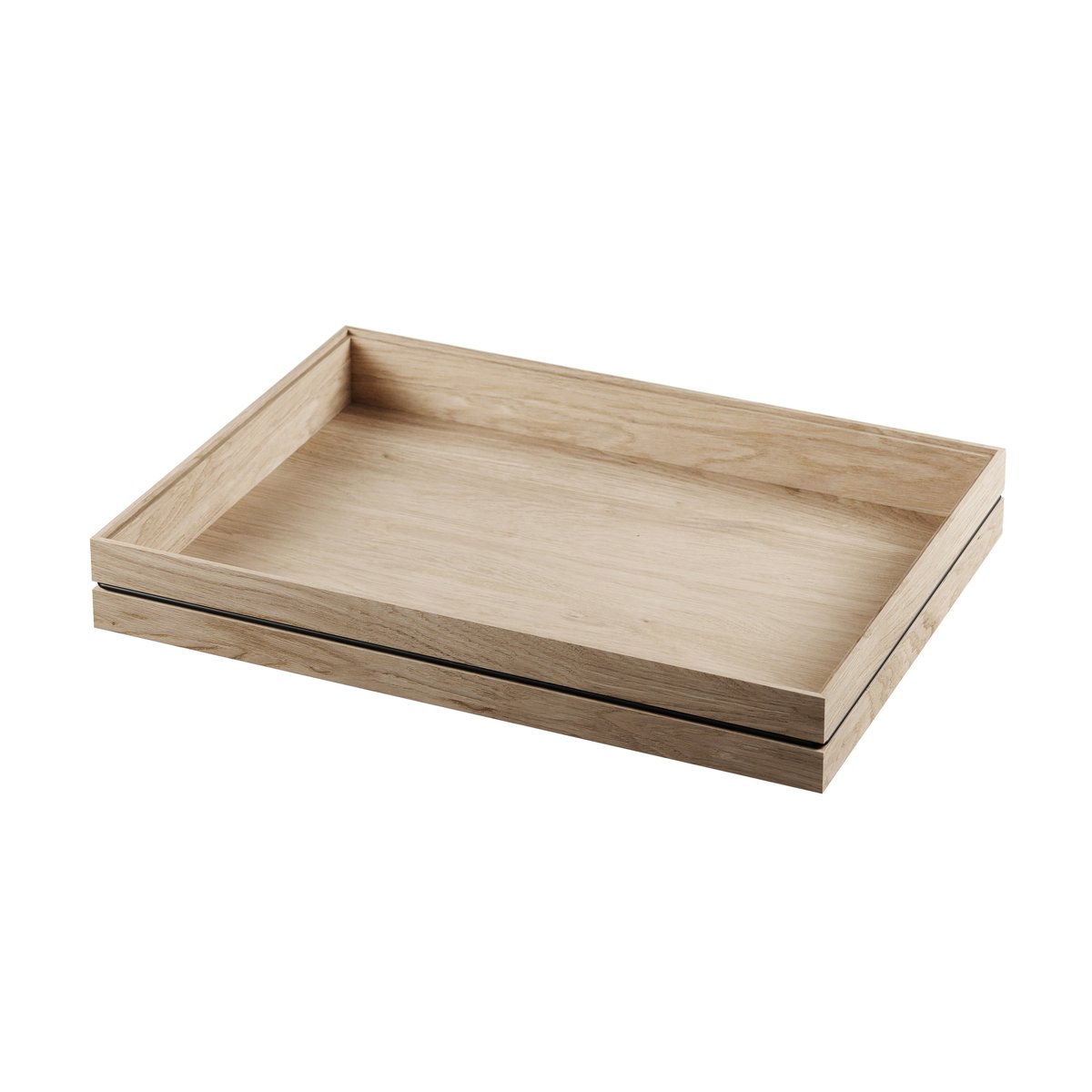 MOEBE Organise förvaringslåda 25x34 cm Wood | Skandinavisk Design | Förvaringskorgar | Brun