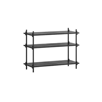 Shelving System classic hylla - Black, 86x65x35 cm, S.65.1.A - MOEBE