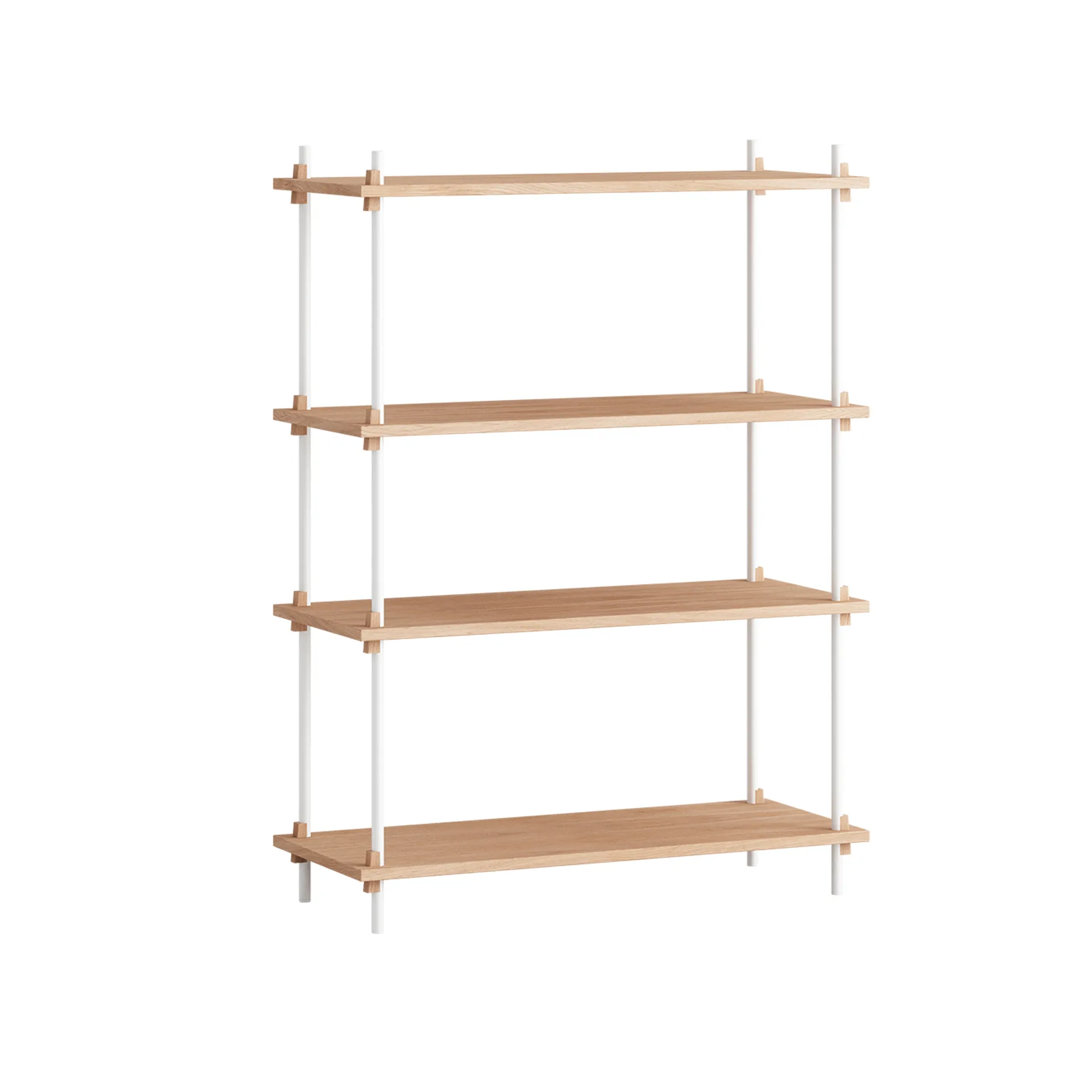 Shelving System classic hylla, Ek-white, 86x115x35 cm, S.115.1.A MOEBE