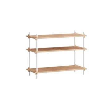 Shelving System classic hylla - Ek-white, 86x65x35 cm, S.65.1.A - MOEBE