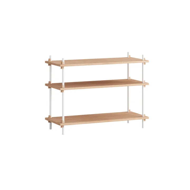 Shelving System classic hylla - Ek-white, 86x65x35 cm, S.65.1.A - MOEBE