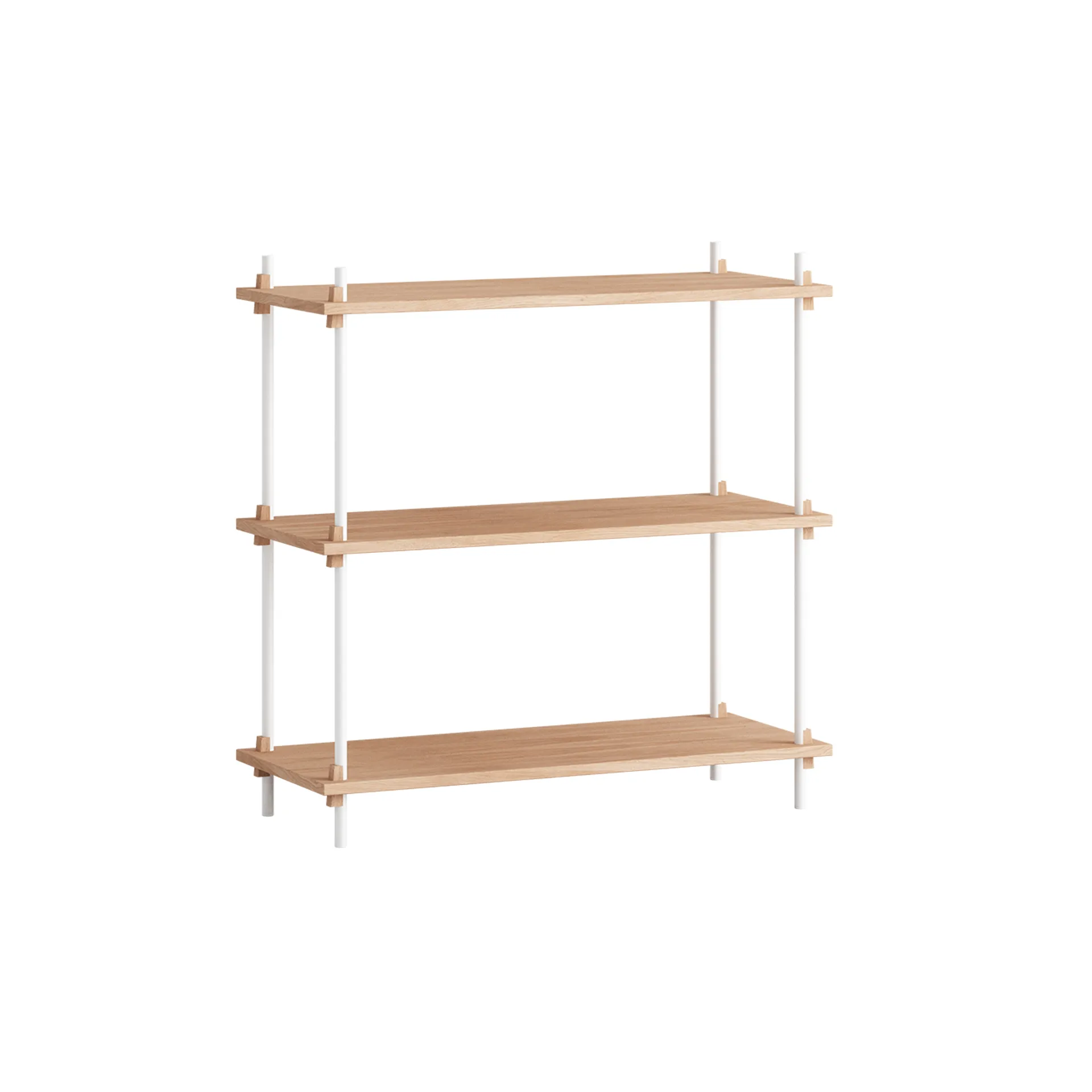 Shelving System classic hylla, Ek-white, 86x85x35 cm, S.85.1.A MOEBE