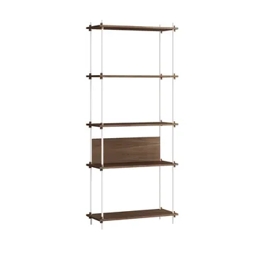 Shelving System classic hylla - Rökt ek-white, 86x200x35 cm, S.200.1.A - MOEBE
