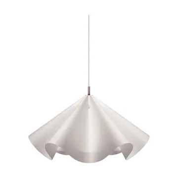 Sinuate pendel - White-stainless steel, large Ø75x40 cm - MOEBE