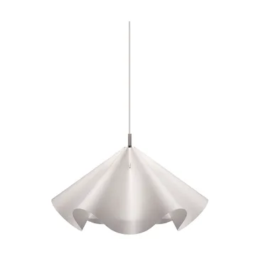 Sinuate pendel - White-stainless steel, medium Ø60x30 cm - MOEBE