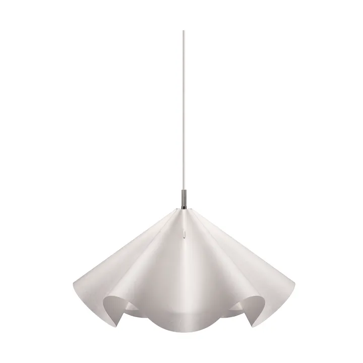 Sinuate pendel - White-stainless steel, medium Ø60x30 cm - MOEBE