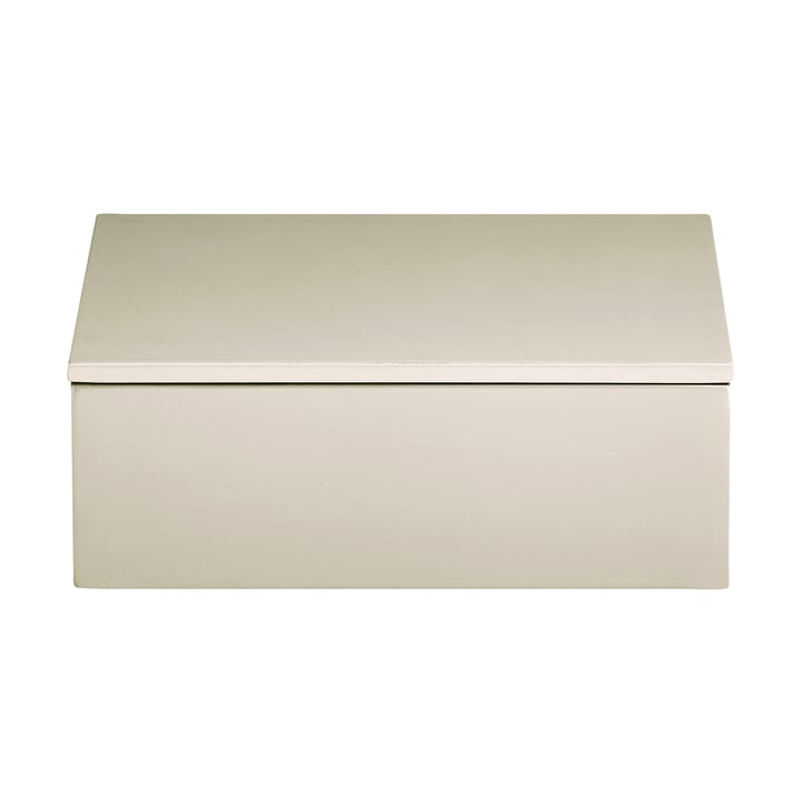 Lux lackad förvaringslåda 19x19x7 cm - Latte - Mojoo