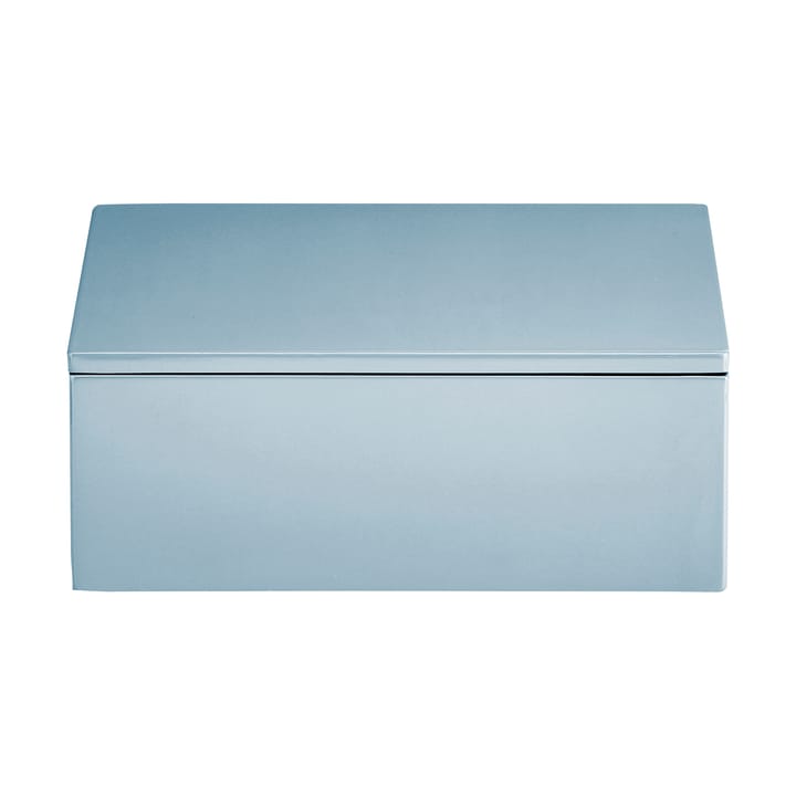 Lux lackad förvaringslåda 19x19x7 cm - Powder blue - Mojoo