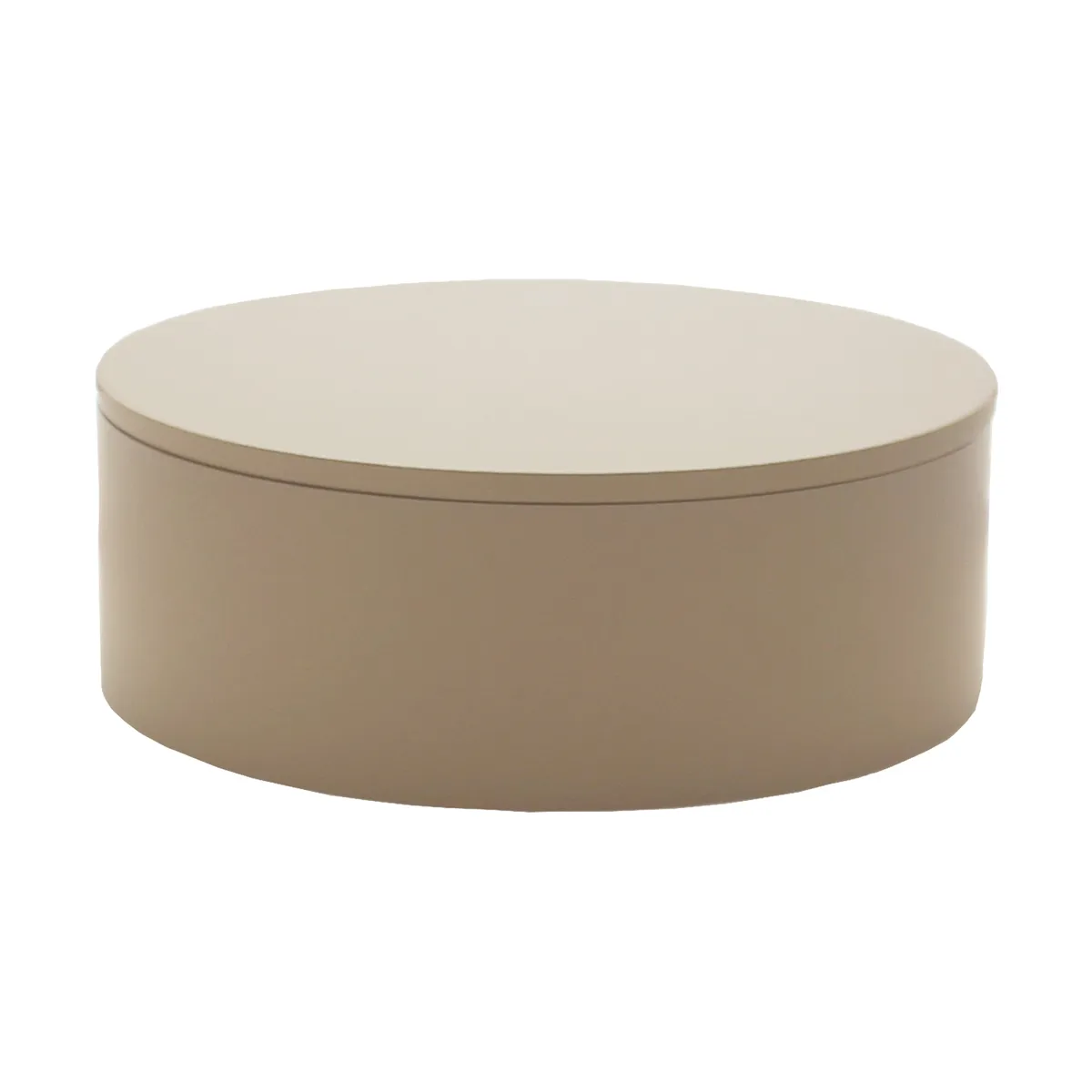 Mojoo Matt lackad förvaringsask Ø20x7 cm Fawn