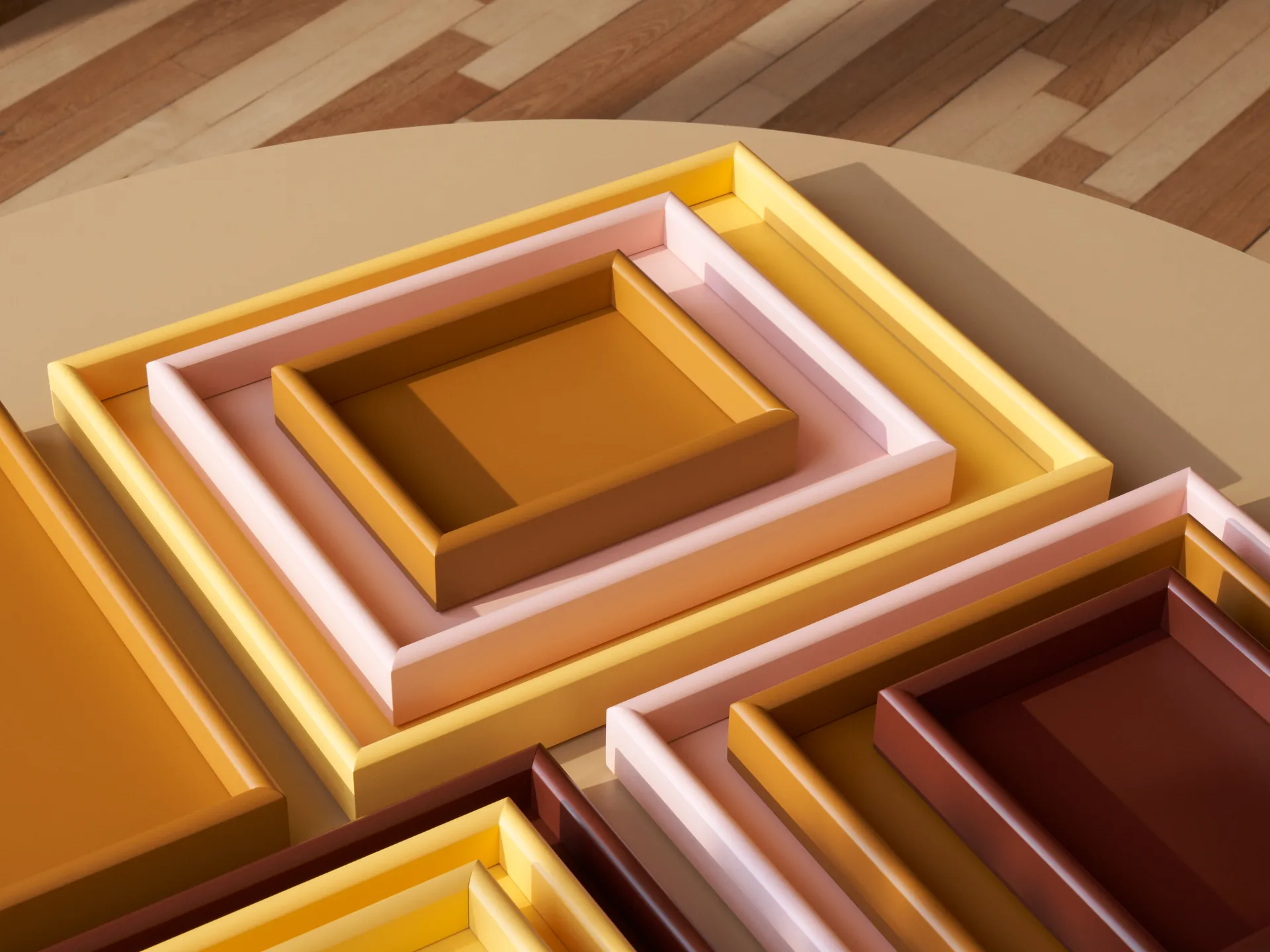 Arrange bricka medium 27,3x32,6 cm, Ruby Montana