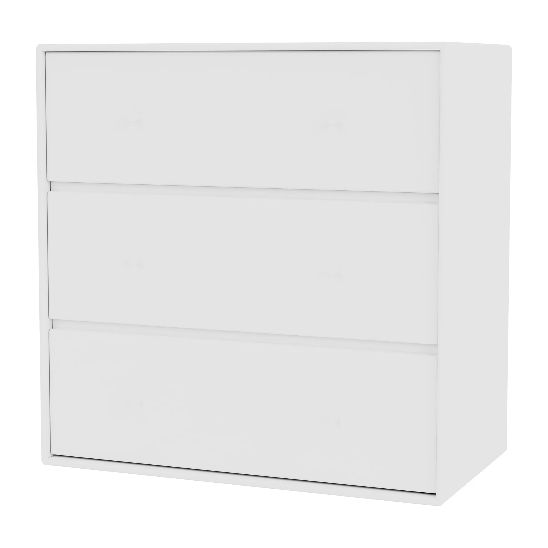 CARRY byrå 3 lådor, New white Montana