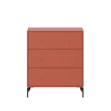 Carry byrå - hokkaido 162, svartlackade ben - Montana