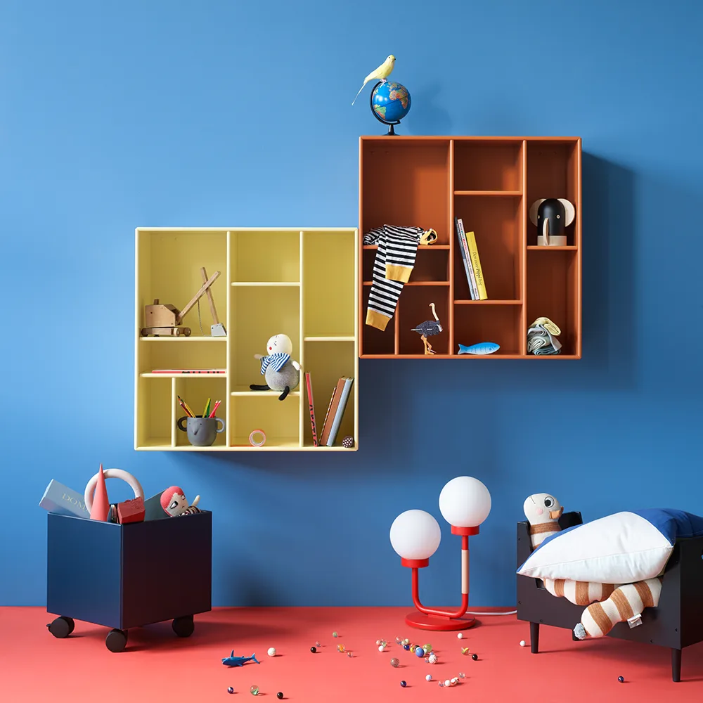 COMPILE dekorativ hylla 69,6x69,6 cm, Juniper 138 Montana