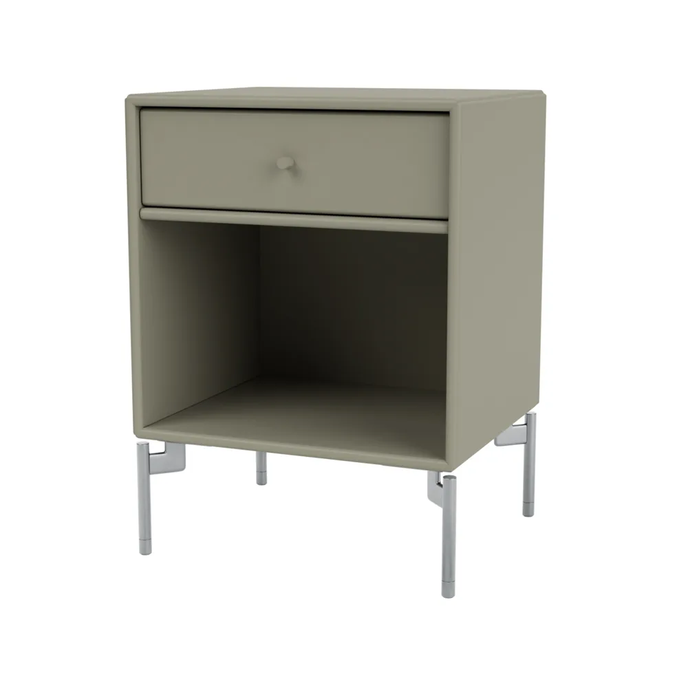 Dream sängbord, fennel 144, kromben Montana