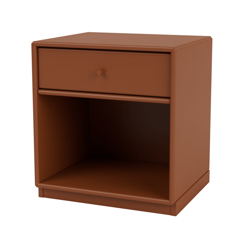 Montana Dream sängbord hazelnut 146, sockel 3cm | Skandinavisk Design | Sängbord | Brun
