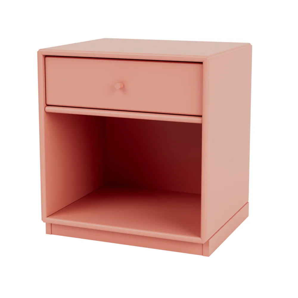 Montana Dream sängbord rhubarb 151, sockel 3cm