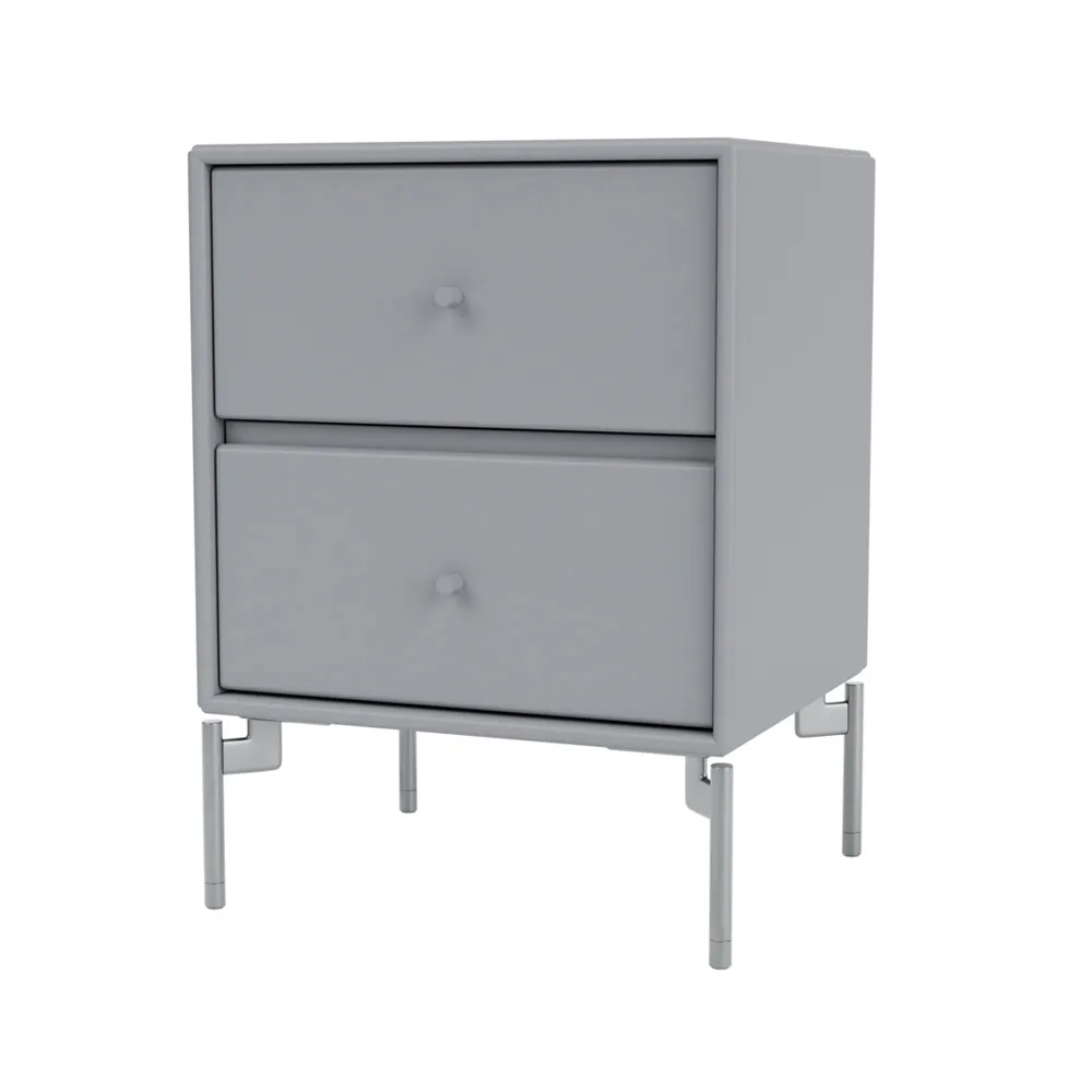 Montana Drift sängbord graphic 100, kromben cm