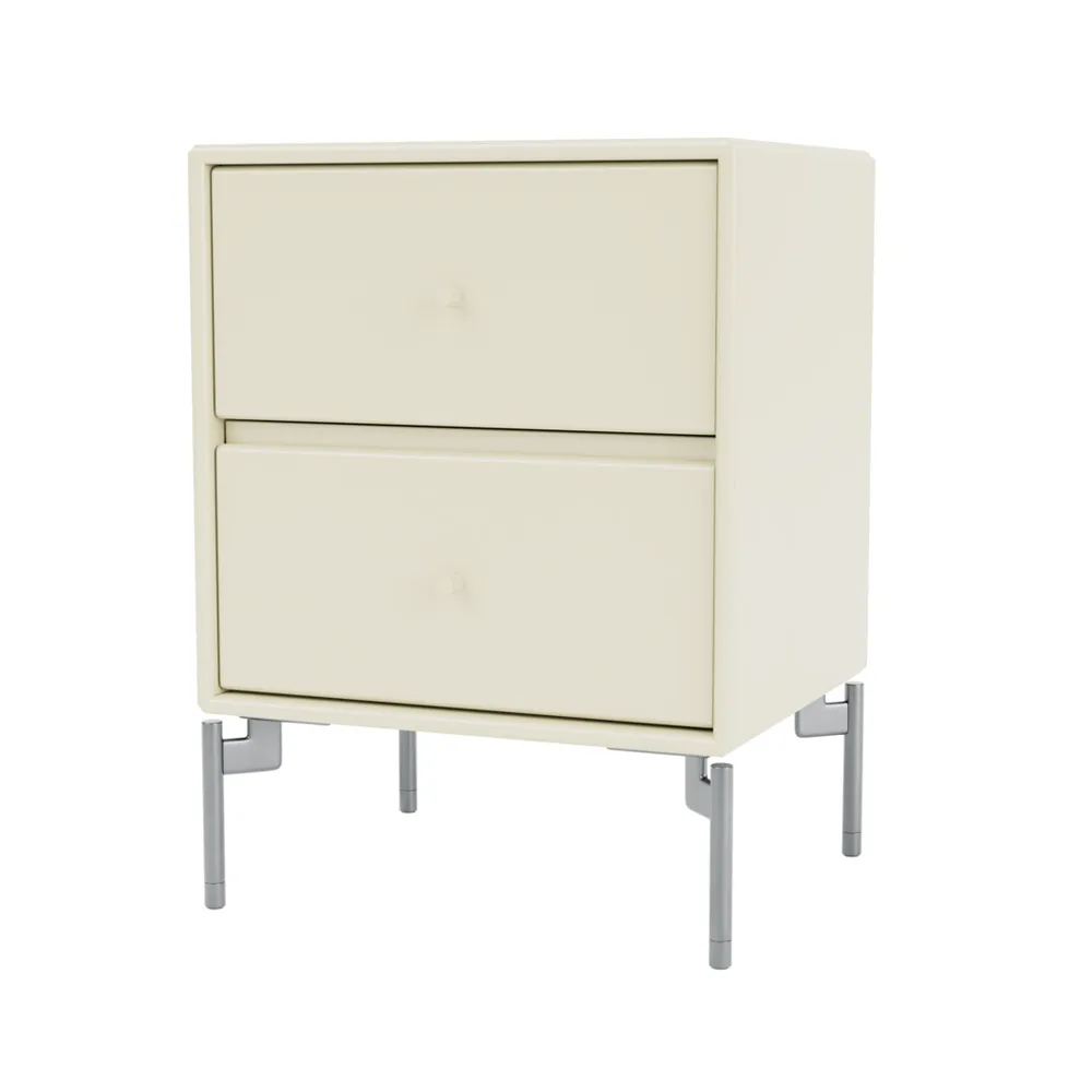 Drift sängbord, vanilla 150, kromben cm Montana