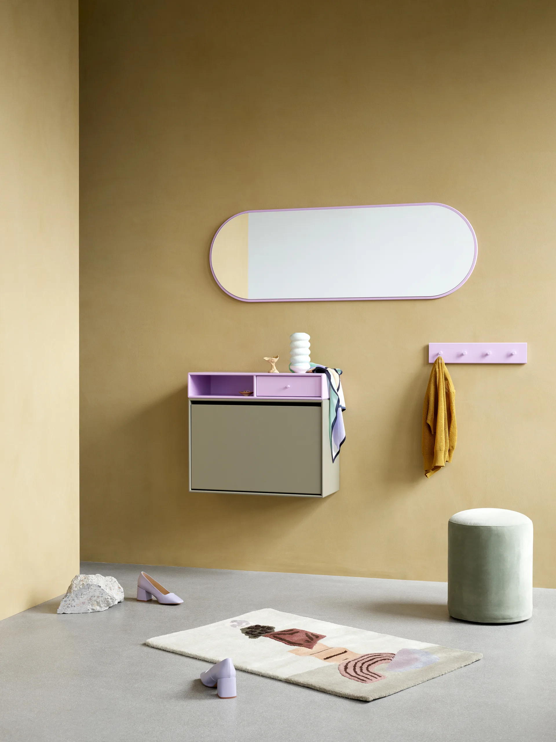 FIGURE Mirror spegel – SP824R, Iris Montana