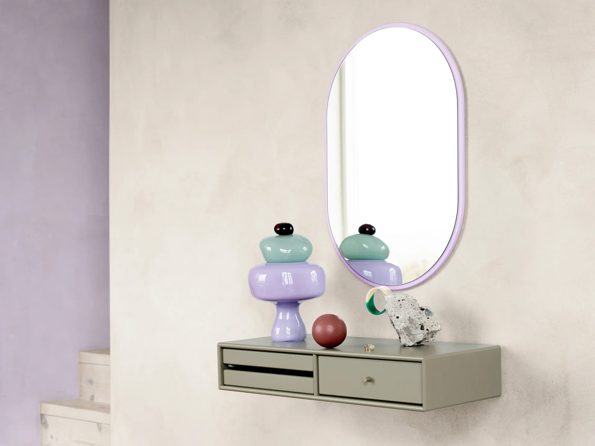 LOOK Mirror spegel – SP812R, Iris Montana