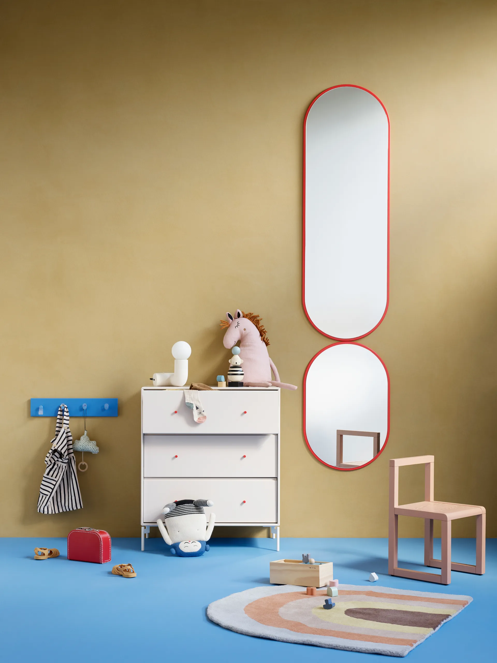 LOOK Mirror spegel – SP812R, Rosehip Montana