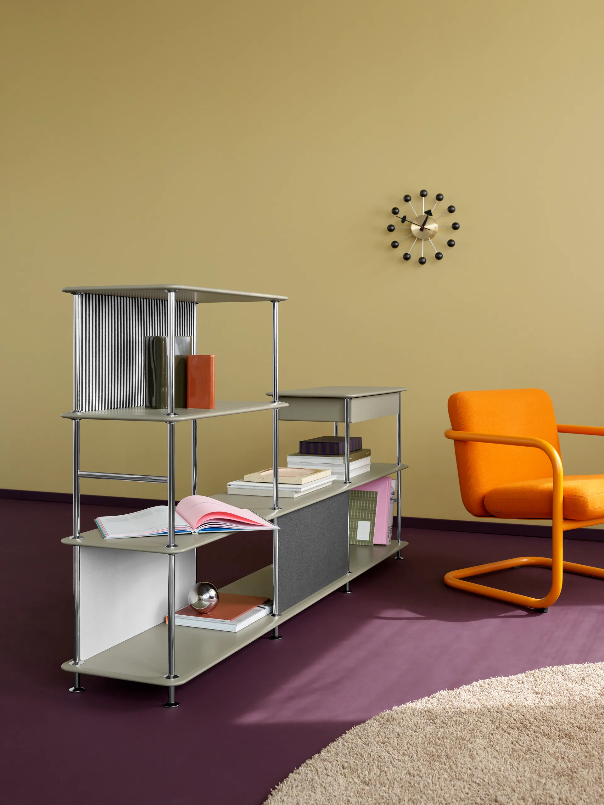 Montana Free 312000 hylla, Fennel structured-chrome Montana