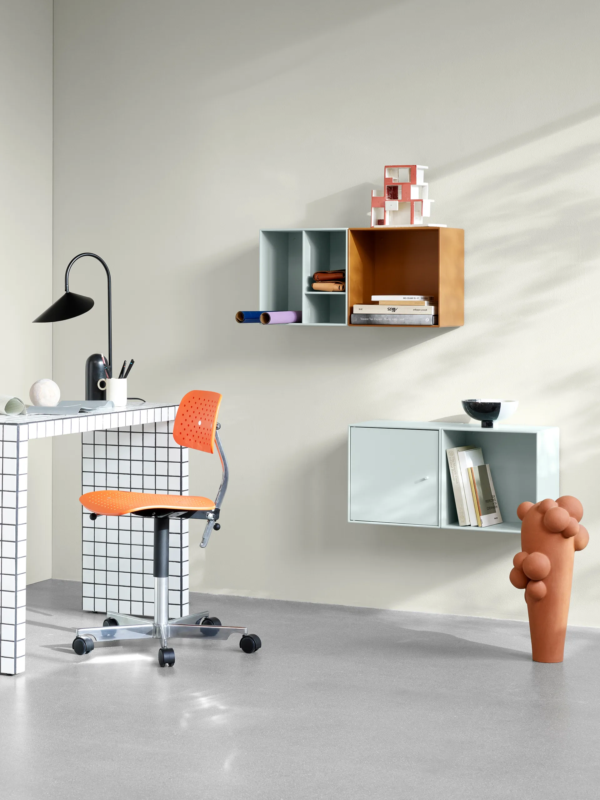 Montana Mini 1002 hylla 35x35 cm, Mist Montana