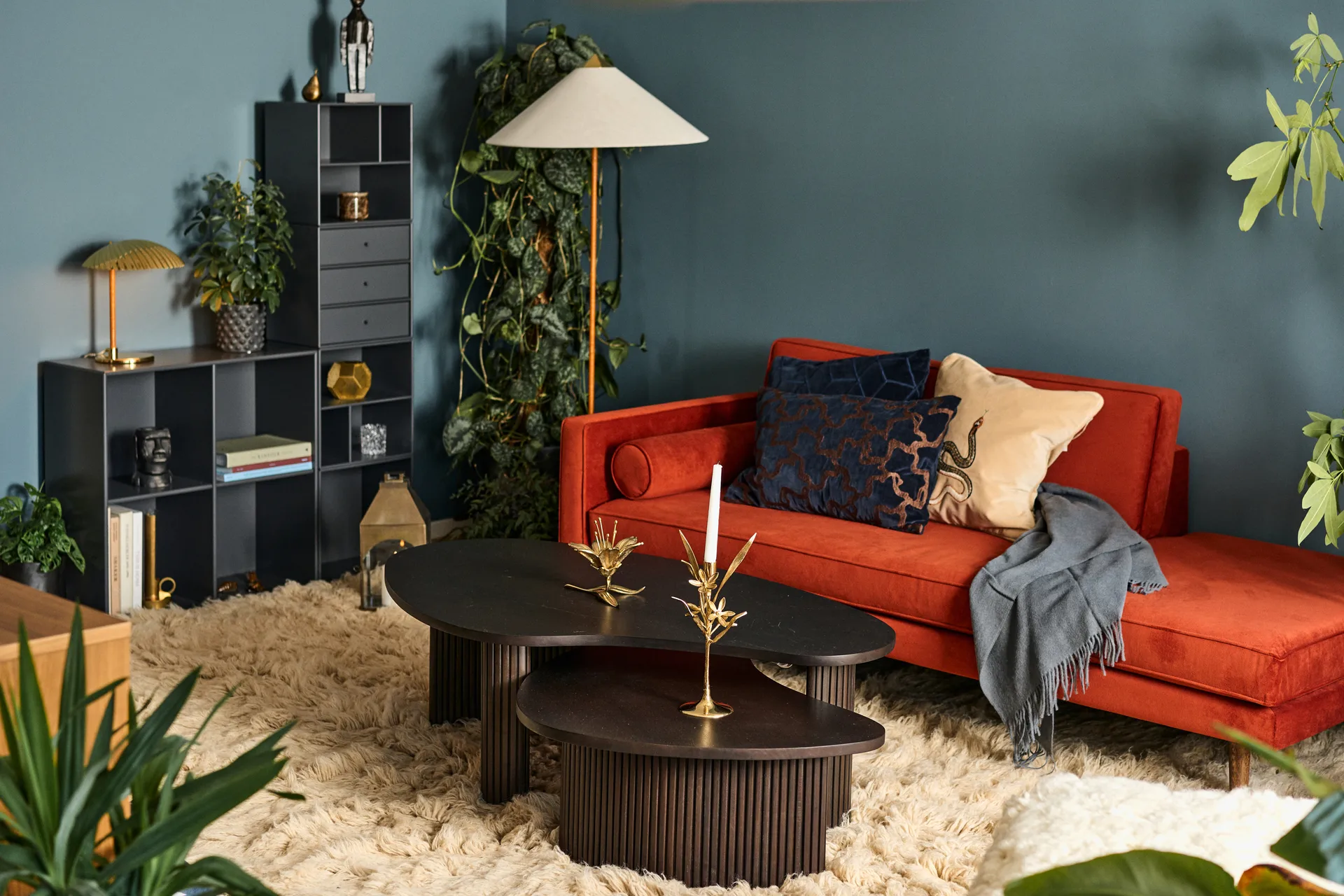 Montana Mini 1102 hyllmodul, anthracite 04, med hyllor Montana