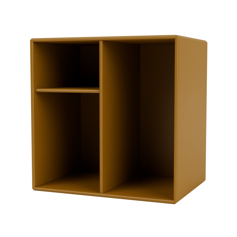 Montana Mini 1202 hyllmodul amber 142, med hyllor | Skandinavisk Design | Hyllor & Hyllsystem | Gul