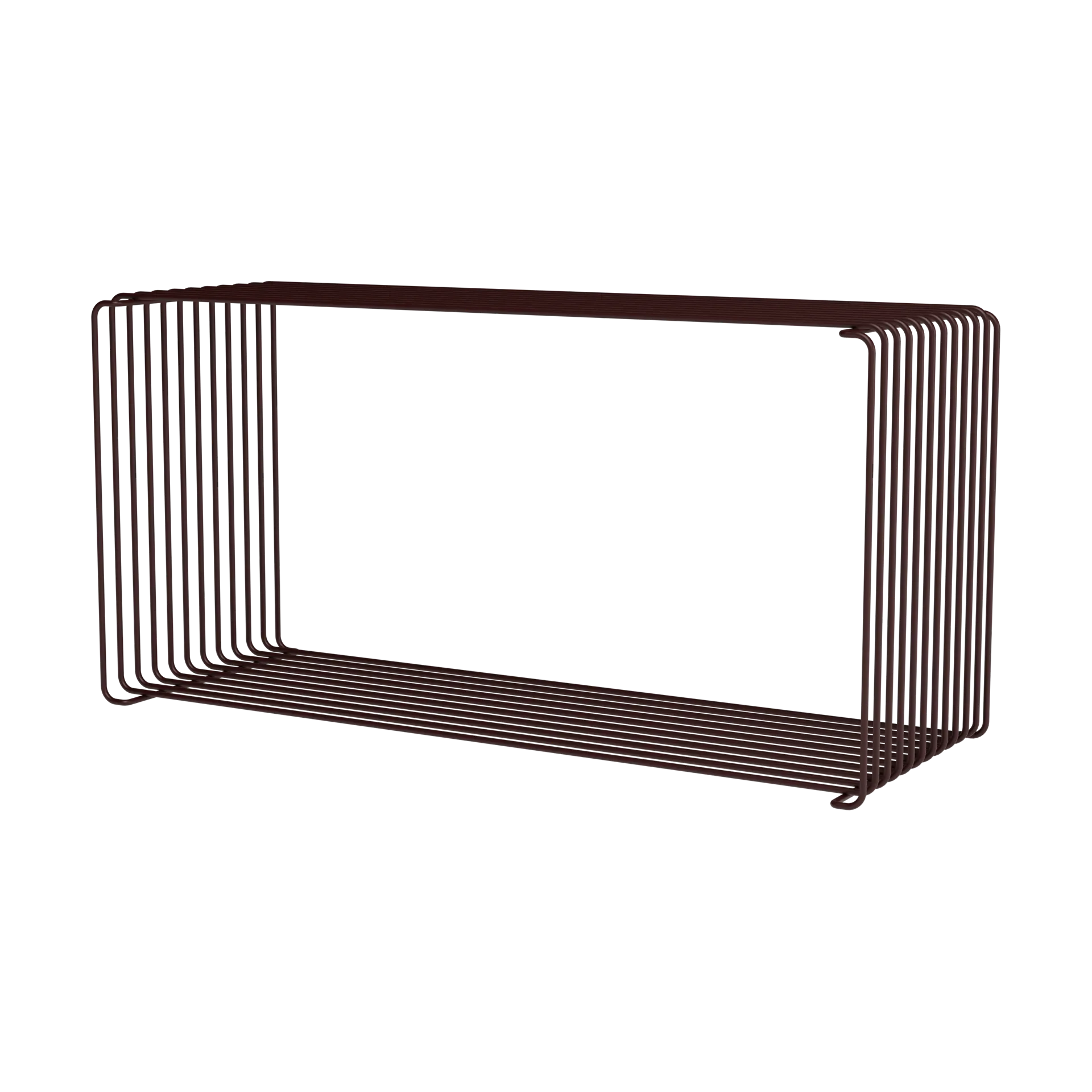 Panton Wire Extended hylla 70x34,8x25,7 cm, Black red Montana