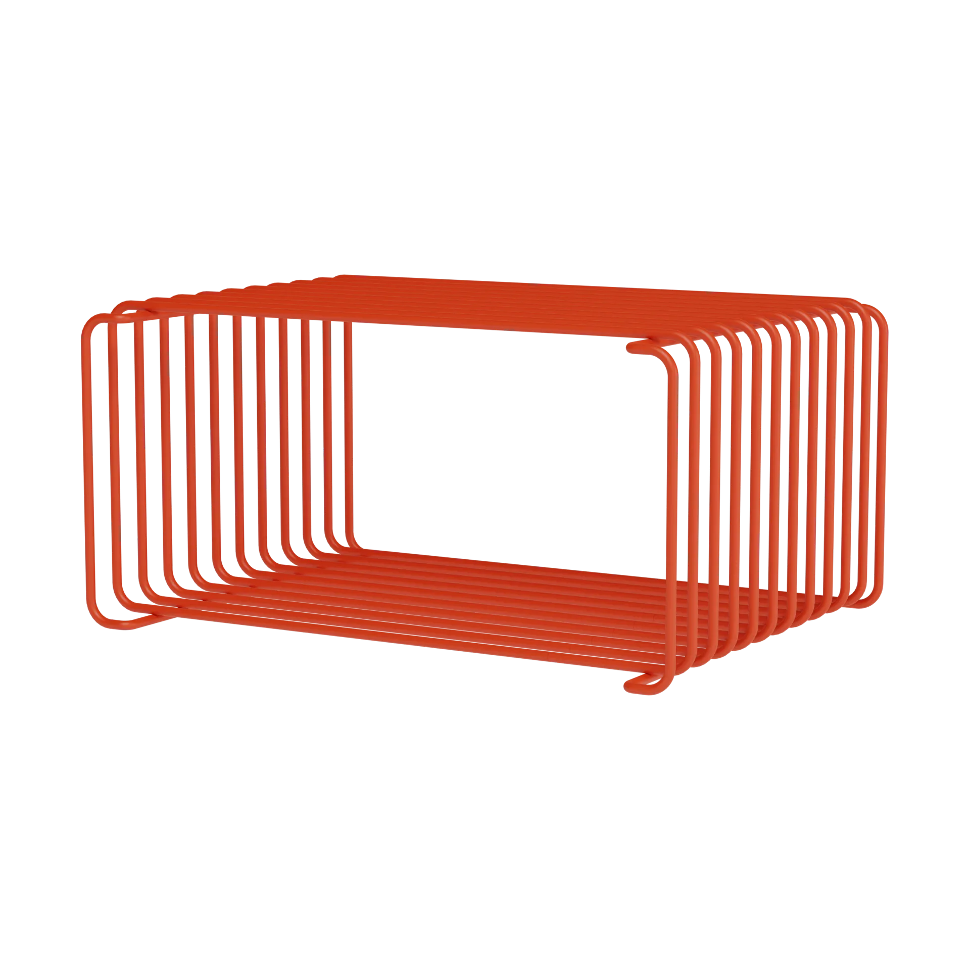 Panton Wire Half Height hylla 34,8x17,2x25,7 cm, Rosehip Montana