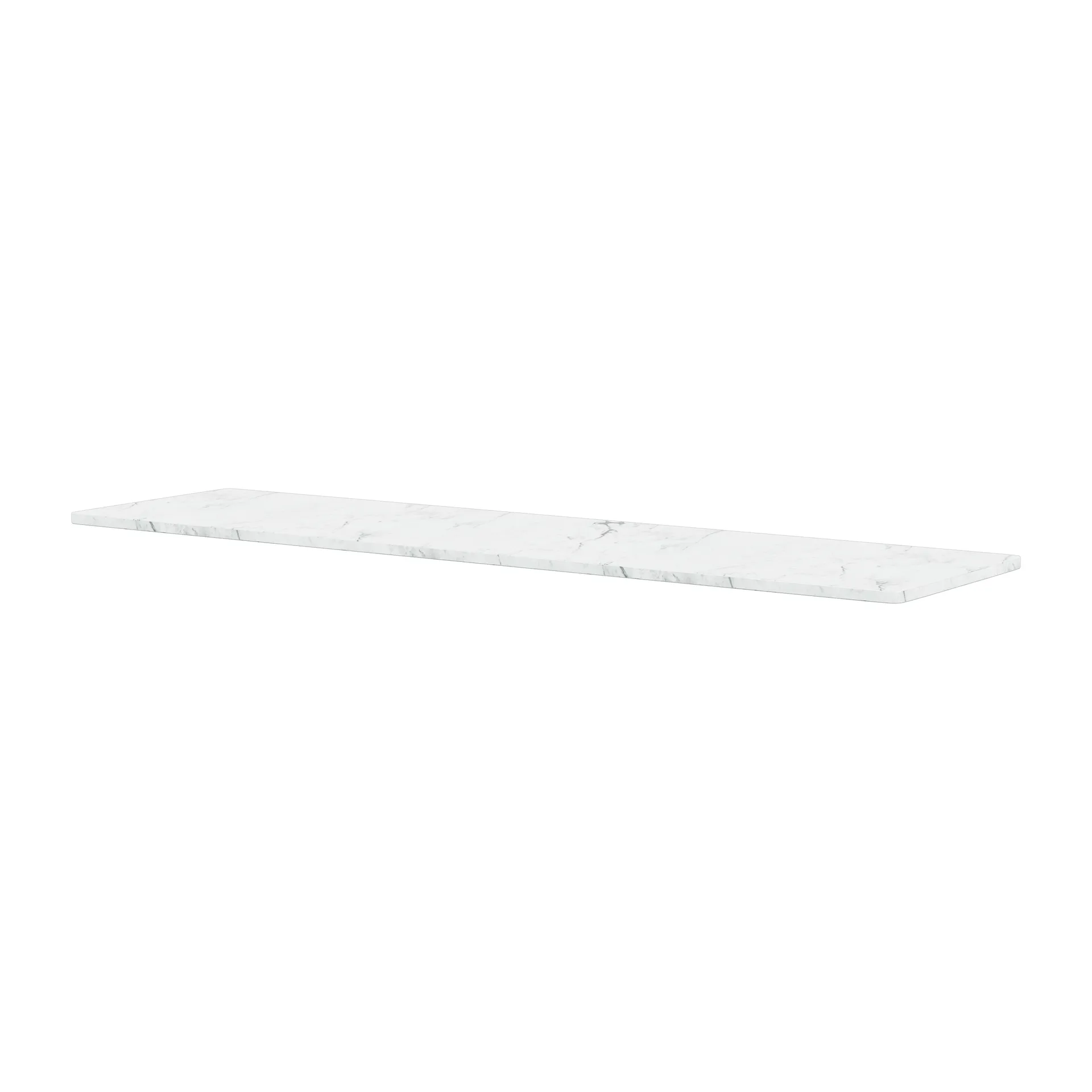 Panton Wire toppskiva 18,8x70 cm, White marble Montana