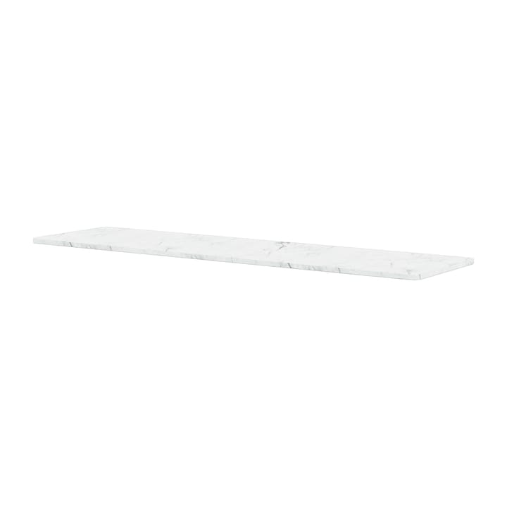 Panton Wire toppskiva 18,8x70 cm, White marble Montana