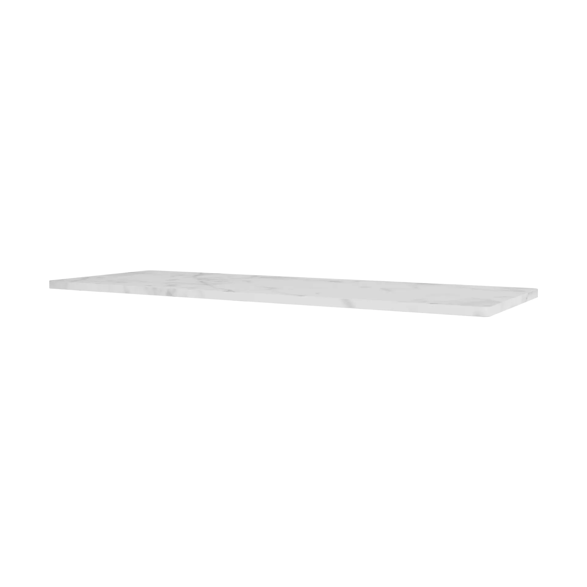 Panton Wire toppskiva 70,1x25,7 cm, White marble Montana