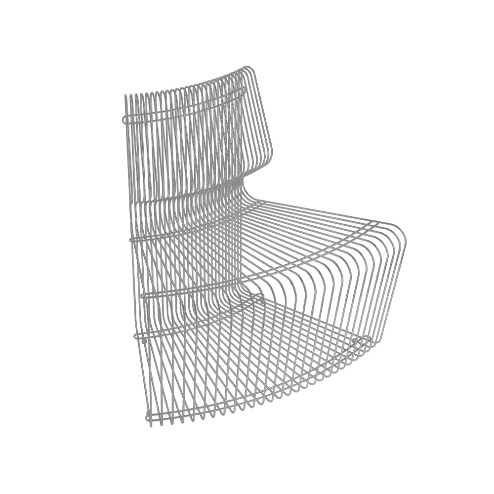 Pantonova modulsoffa, stainless steel, concave Montana