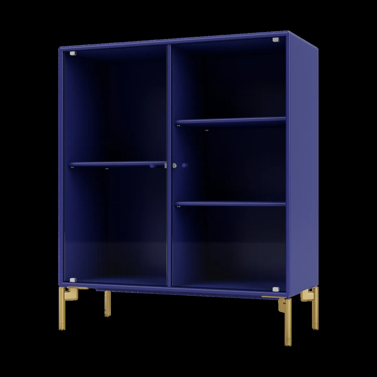 Montana Ripple II vitrinskåp 69,6x82,2x30 cm Monarch-ben brass