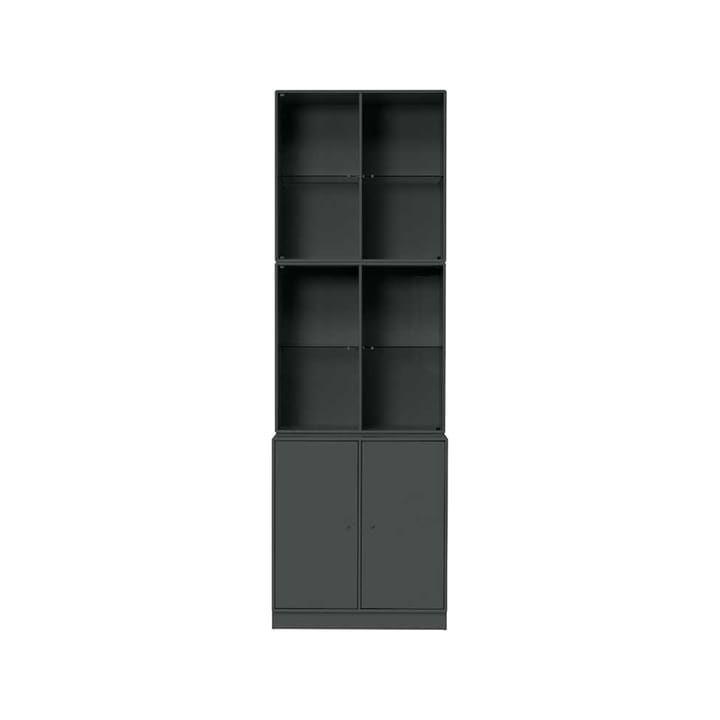 Rise vitrin - anthracite 04, med sockel - Montana