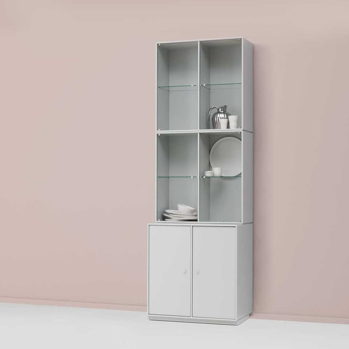 Rise vitrin - anthracite 04, med sockel - Montana