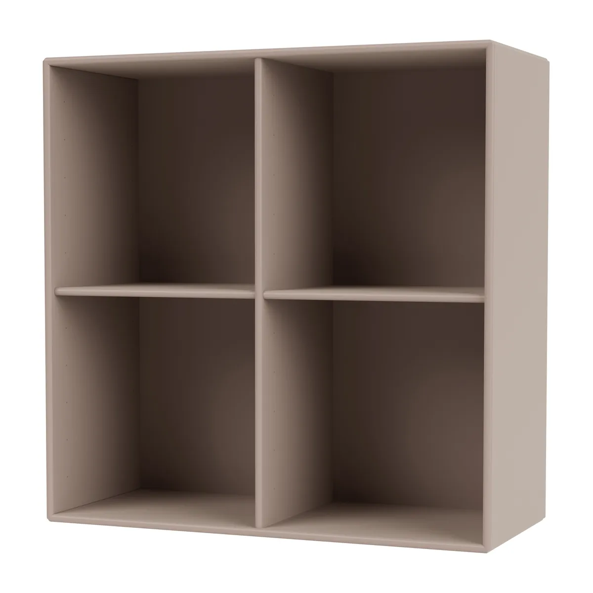 Montana SHOW hylla 69,6x69,6 cm inkl. upphängningsskena Mushroom