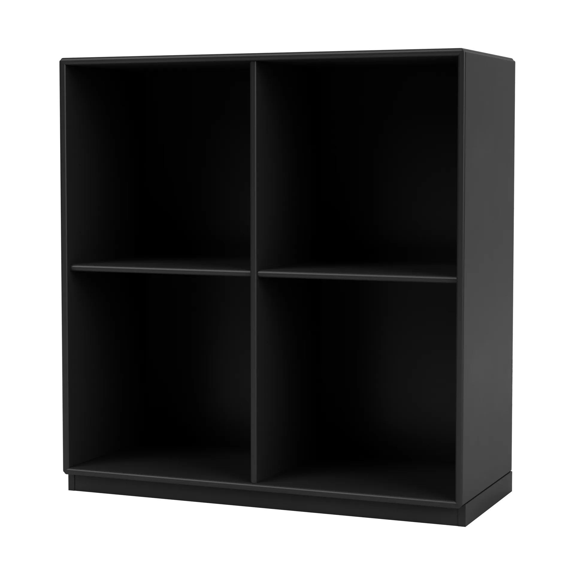 SHOW hylla 69,6x69,6 cm, sockel 3 cm, 05-Black Montana