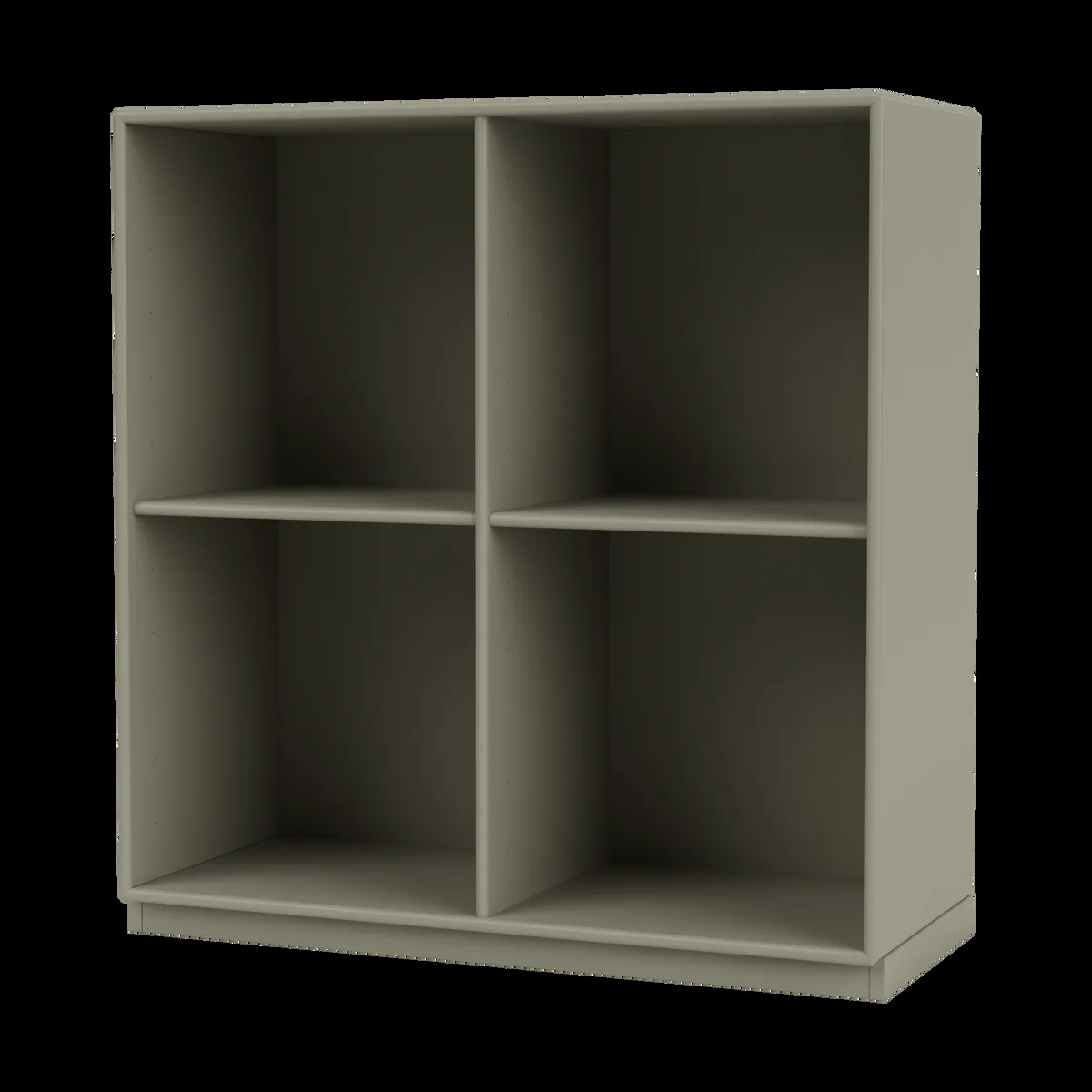 Montana SHOW hylla 69,6x69,6 cm, sockel 3 cm 144-Fennel