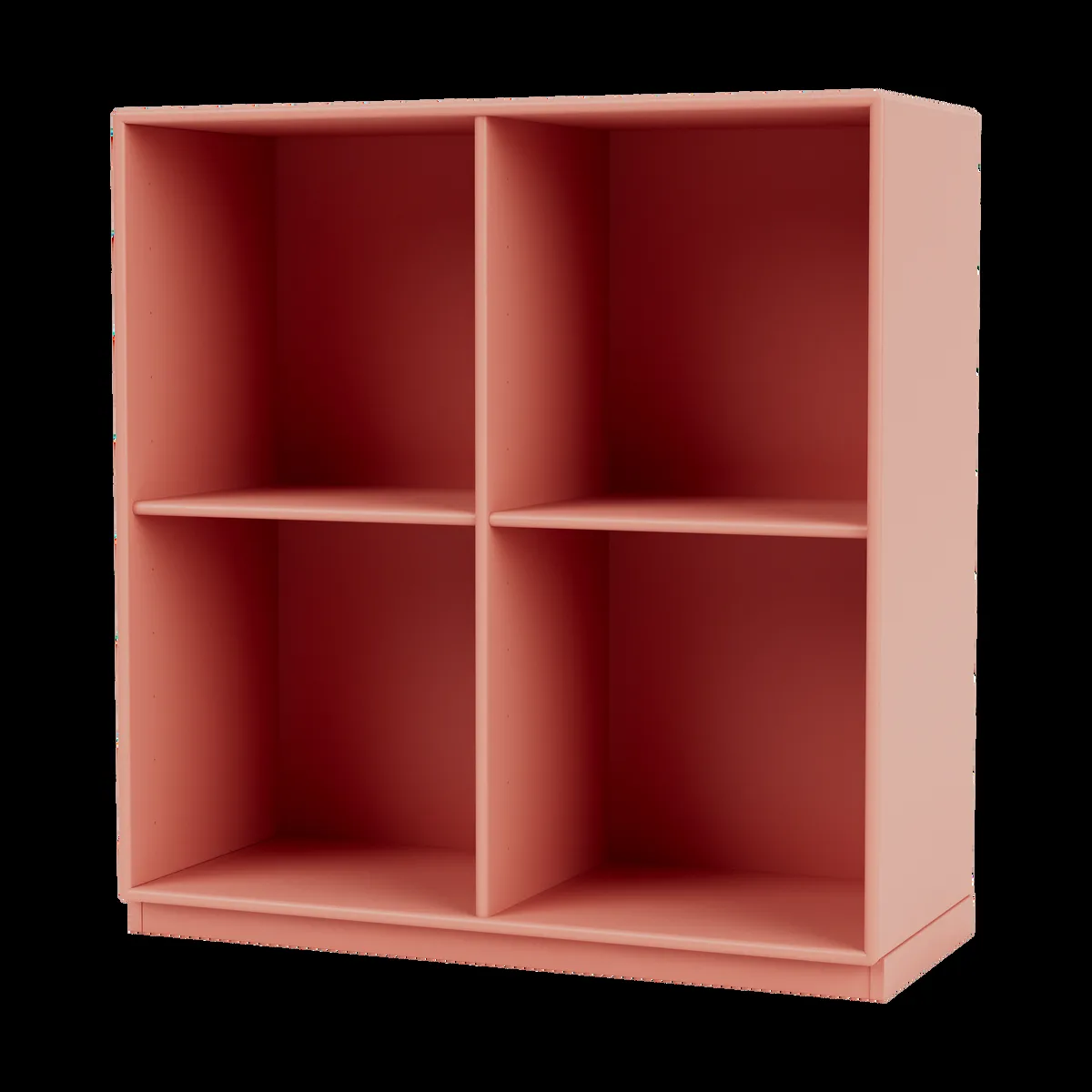 Montana SHOW hylla 69,6x69,6 cm, sockel 3 cm 151-Rhubarb