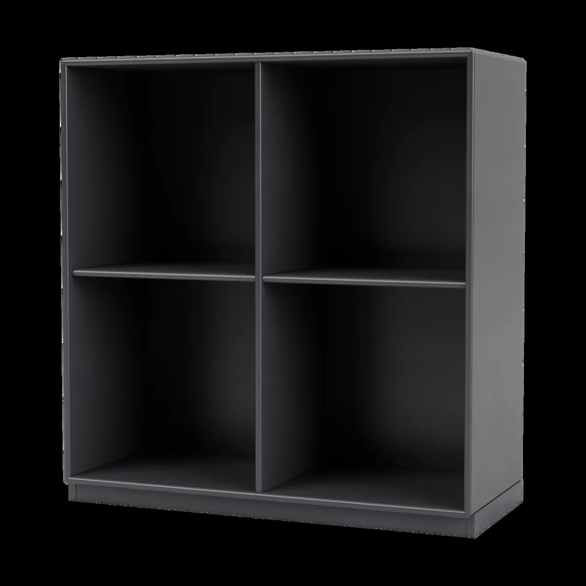 Montana SHOW hylla 69,6x69,6 cm, sockel 3 cm 36-Coal