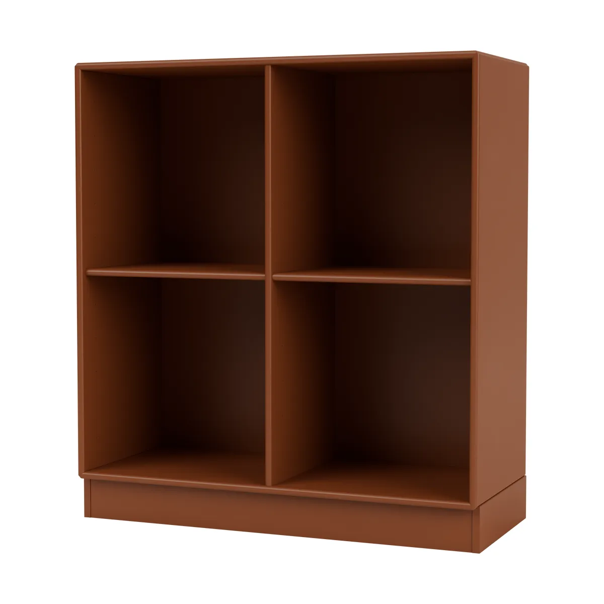 Montana SHOW hylla 69,6x69,6 cm, sockel 7 cm 146-Hazelnut