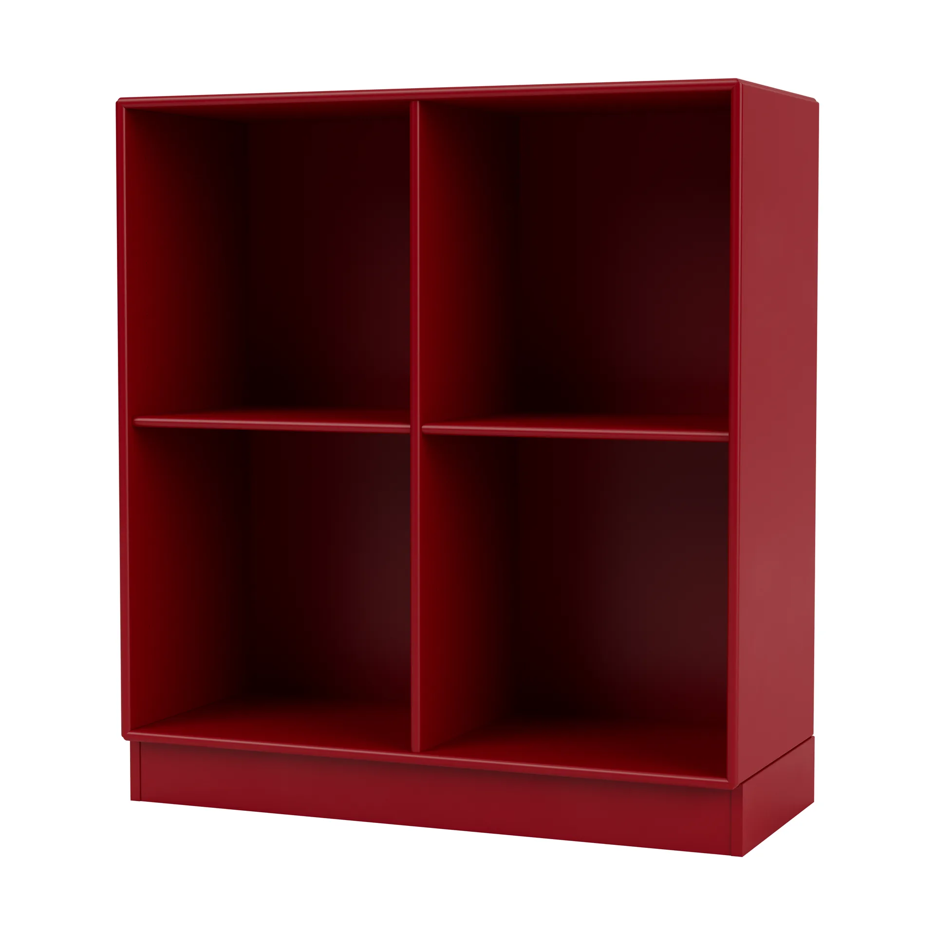 SHOW hylla 69,6x69,6 cm, sockel 7 cm, 165-Beetroot Montana