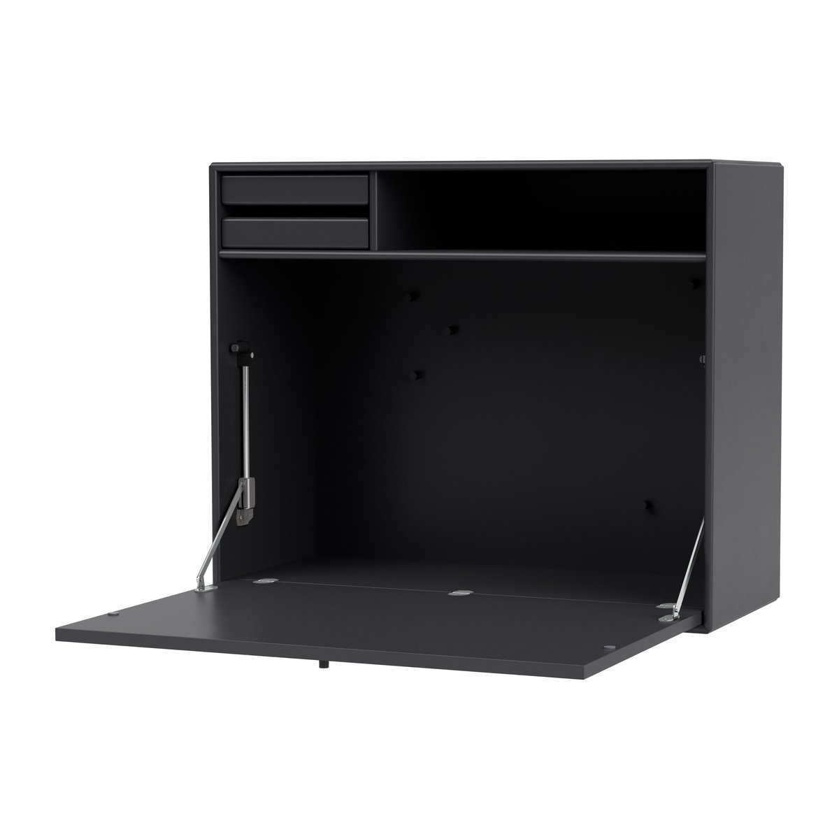 Montana STUDIO skrivbord vägghängt Anthracite 04 | Skandinavisk Design | Skrivbord | Grå