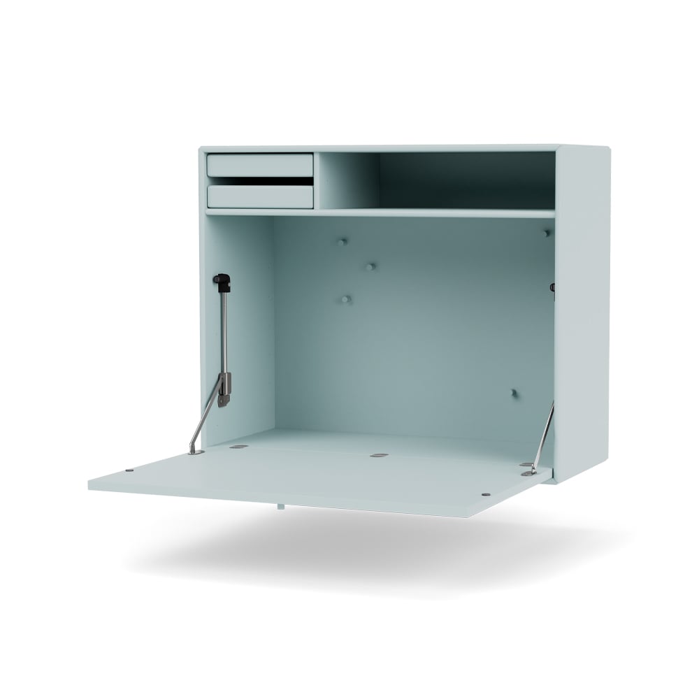 Montana STUDIO skrivbord vägghängt flint 148 | Skandinavisk Design | Skrivbord | Blå
