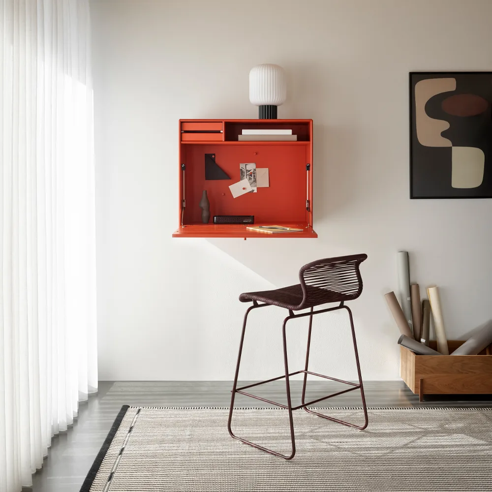 STUDIO skrivbord vägghängt, juniper 138 Montana